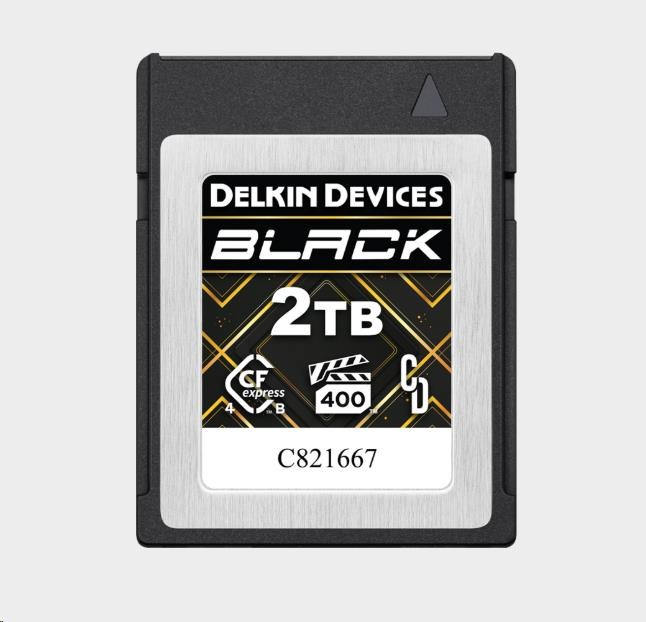 Delkin CFexpress 4.0 BLACK | Type B | R3700/ W3220 (VPG400) 2TB0 