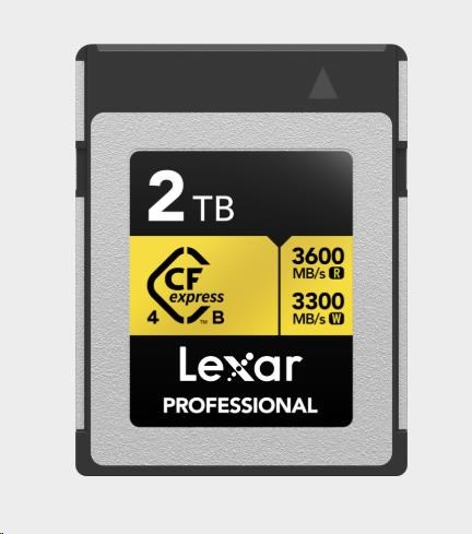 Lexar CFexpress 4.0 Pro Gold R3600/ W3300 2TB0 