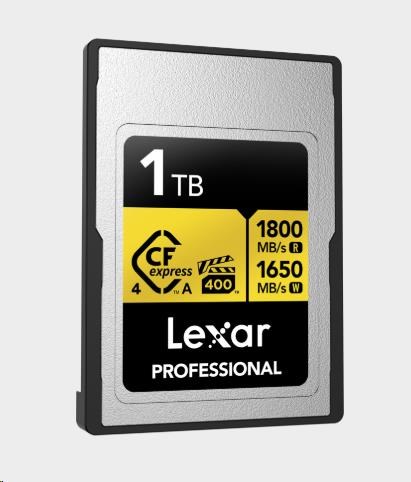 Lexar CFexpress 4.0 Pro Gold,  VPG400,  R1800/ W1650 (Type A) 1TB2 