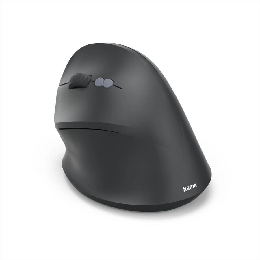 Hama vertikálna ergonomická bezdrôtová myš EWM-600L,  pre ľavákov,  nabíjacia,  čierna0 