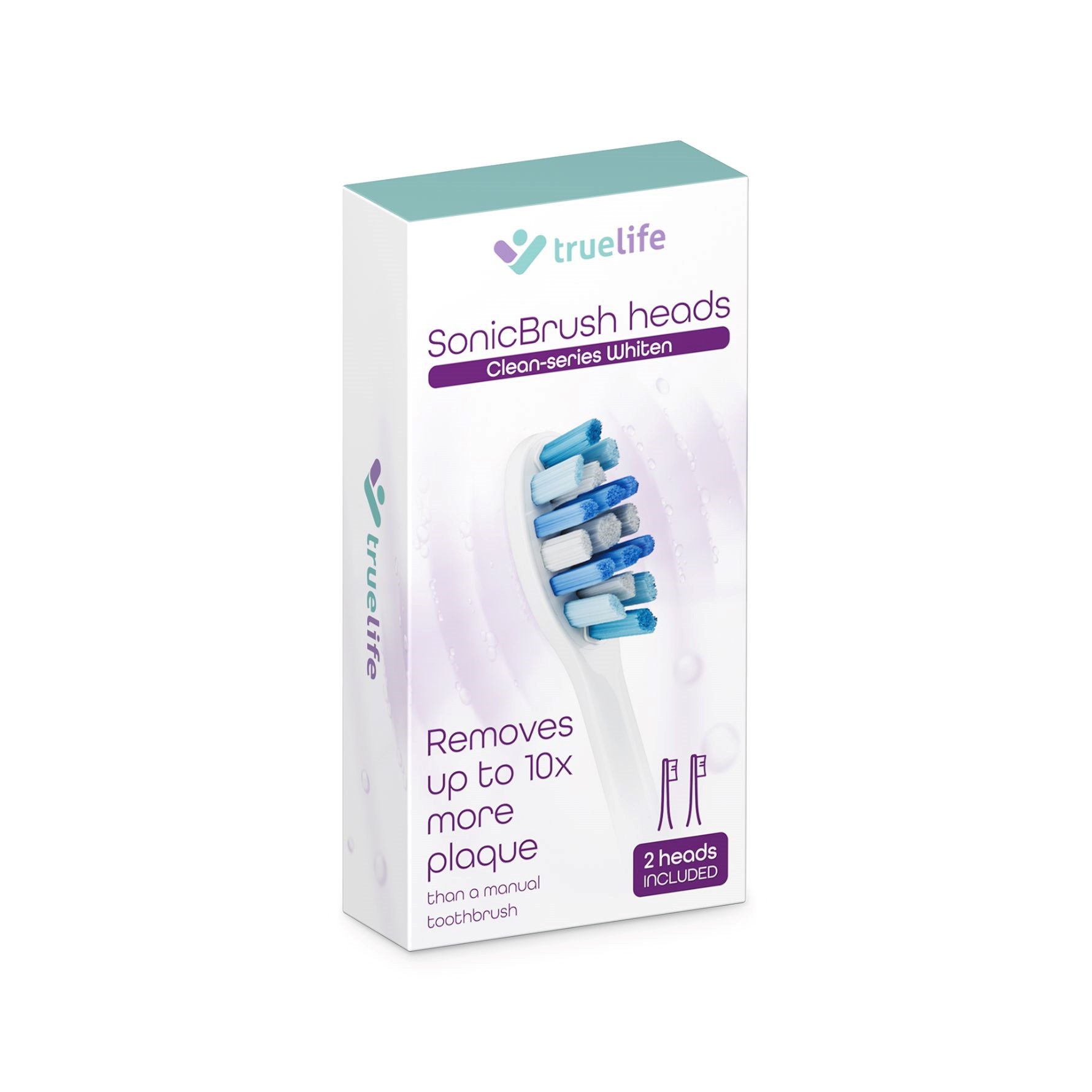 TrueLife SonicBrush Clean-series heads Whiten white 2 pack3 