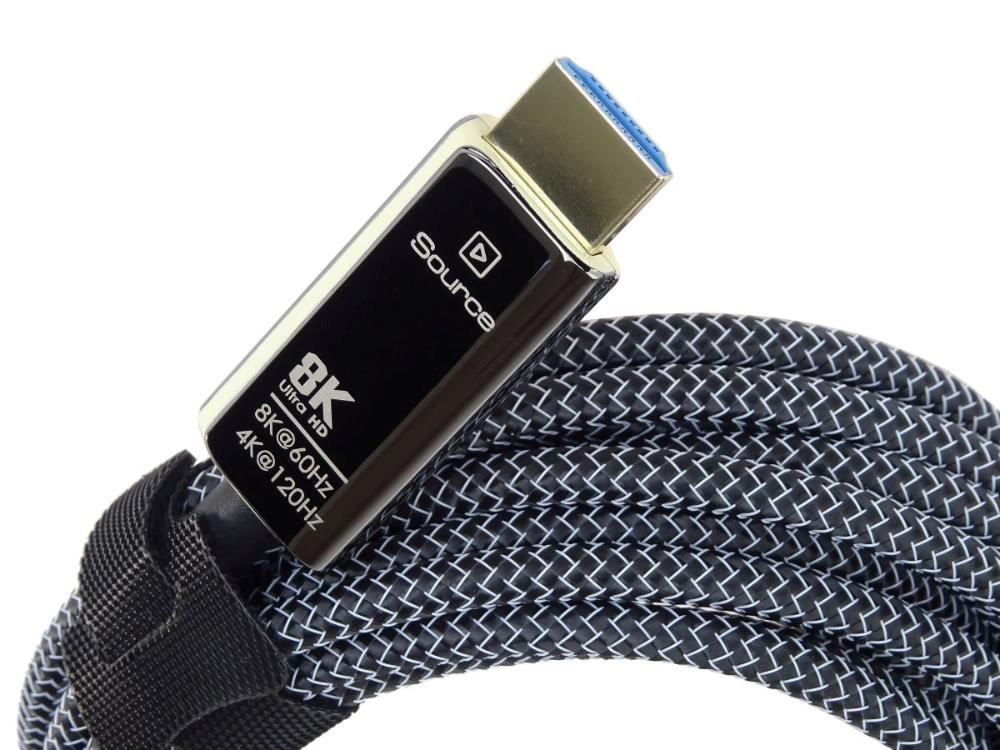 PREMIUMCORD Ultra High Speed HDMI 2.1 optický fiber kabel 8K@60Hz,  zlacené 7m3 