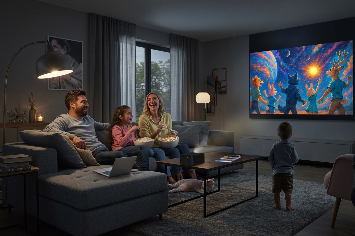 Optoma projektor Photon Life PK32 (DLP,  LED,  4K UHD ,  1100  ANSI,  400:1,  HDMI,  USB,  USB-C,  repro 1x5W)2 