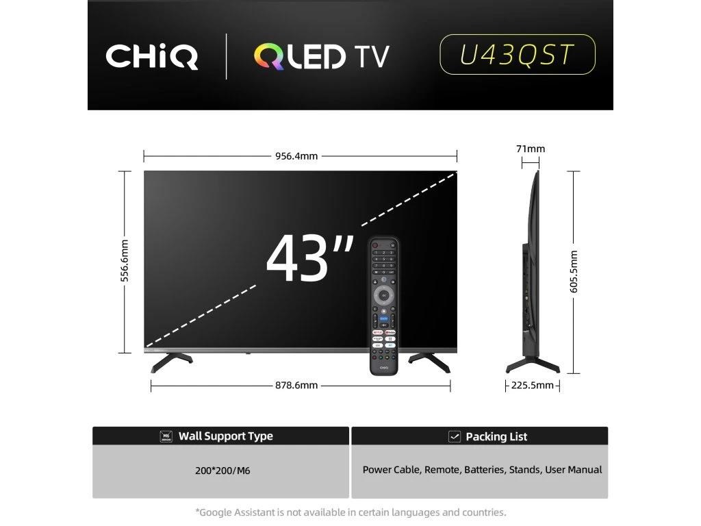 CHiQ U43QST TV 43