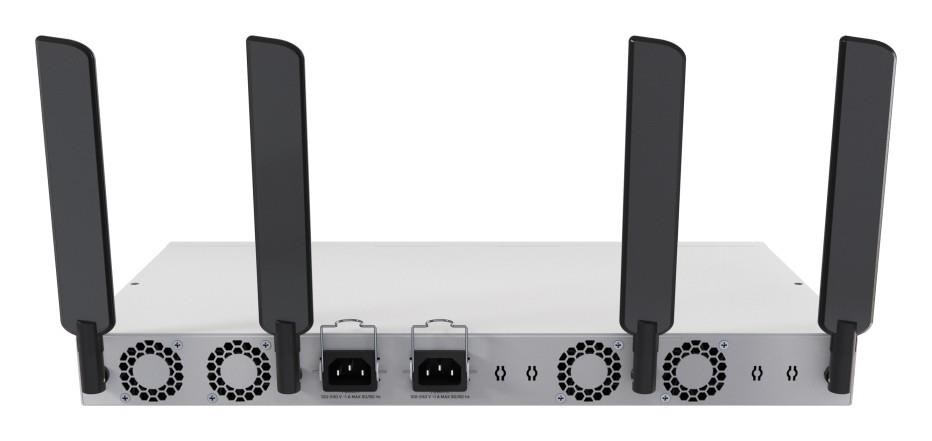 MikroTik CRS418-8P-8G-2S+5axQ2axQ-RM 4x4 MIMO WiFi6 16-portový Gigabit Cloud Router Switch1 