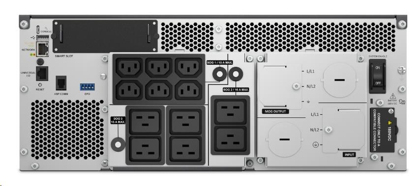 APC Smart-UPS Ultra On-Line 10000VA 10000W LI-Ion Rack/ Tower 4U,  230V,  6x C13,  4x C19,  2xC19 IEC,  raidl,  kit,  Network Ca2 