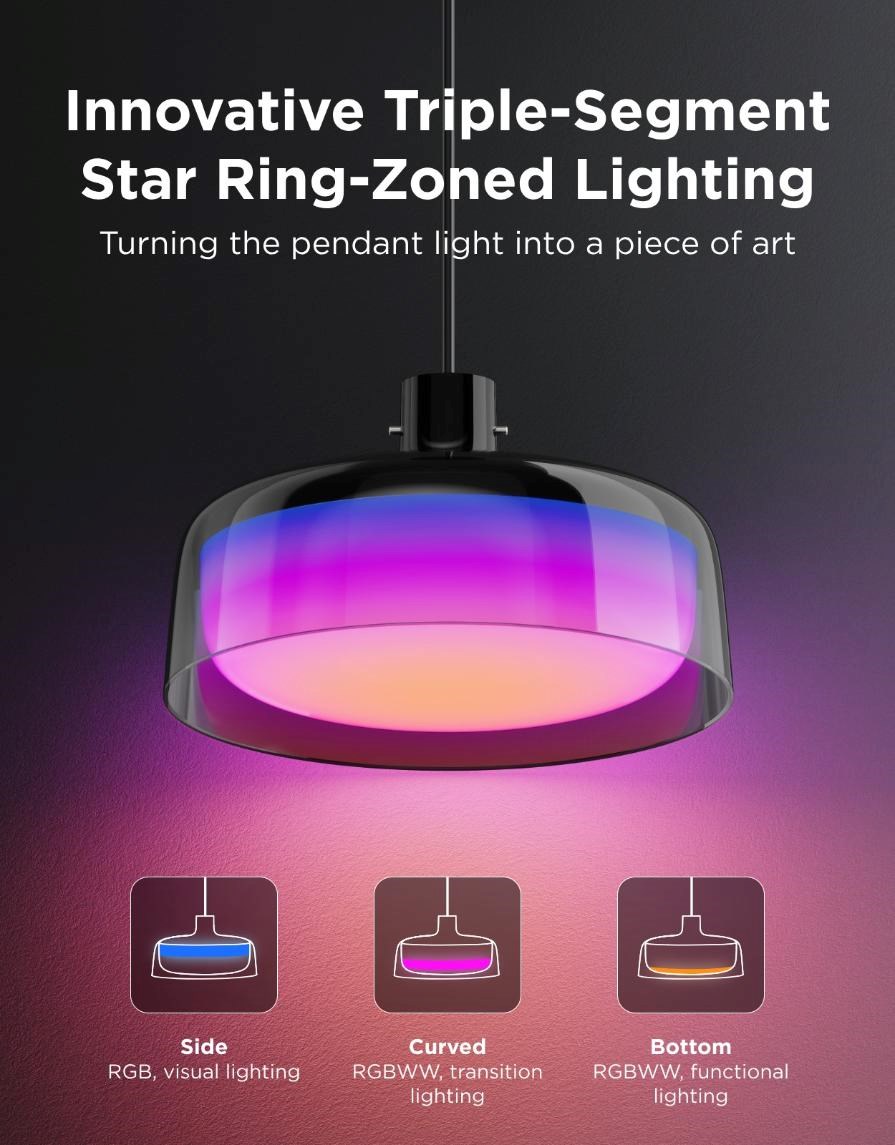 Govee Pendant Light RGBICWW závěsná lampa Matter0 