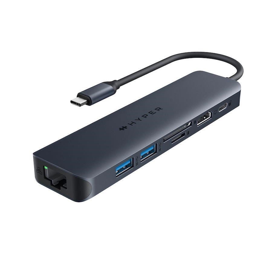 Hyper® EcoSmart™ Gen.2 USB-C 7-in-1 Hub 100W PD Pass-thru0 