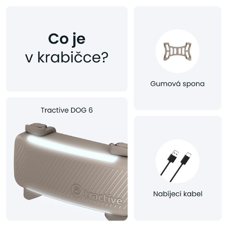 Tractive DOG 6 – GPS lokátor pro psy a monitor zdraví,  hnědý7 