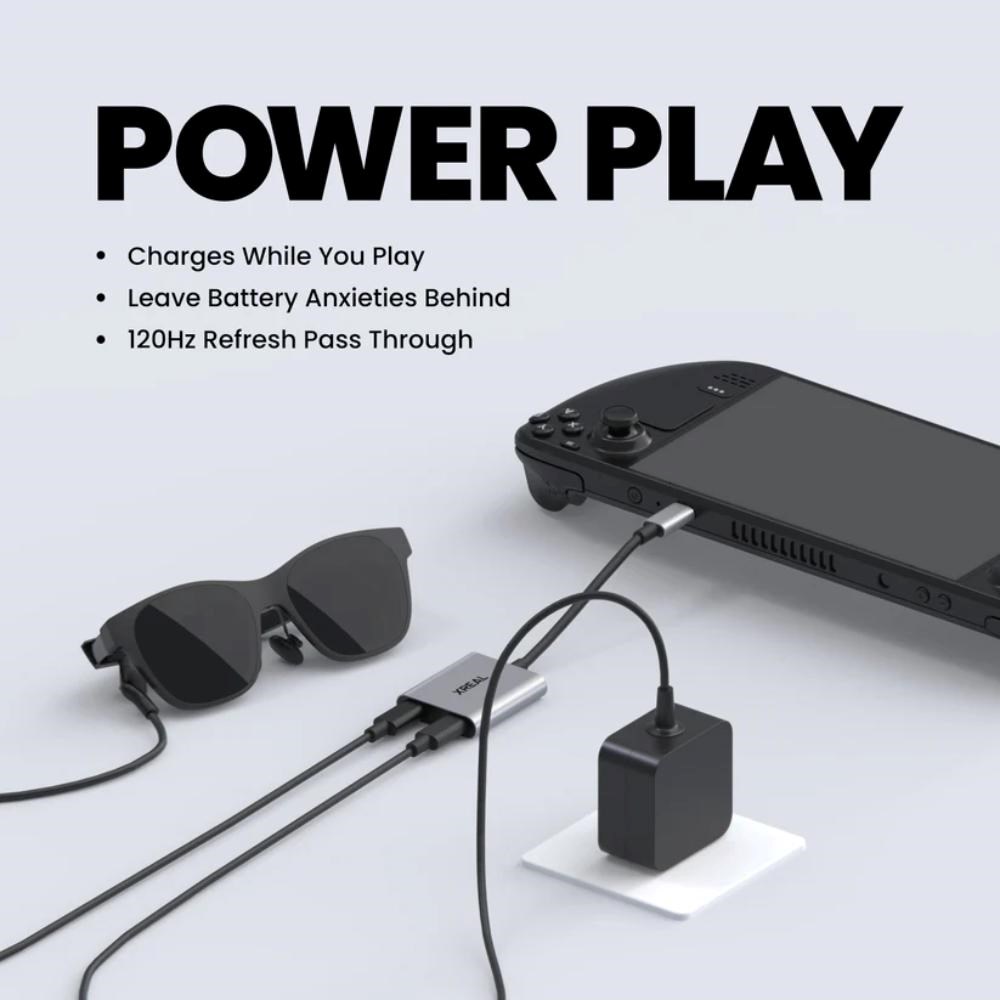 XREAL Dokovací stanice USB-C,  45W,  Pro XREAL Brýle,  šedá2 