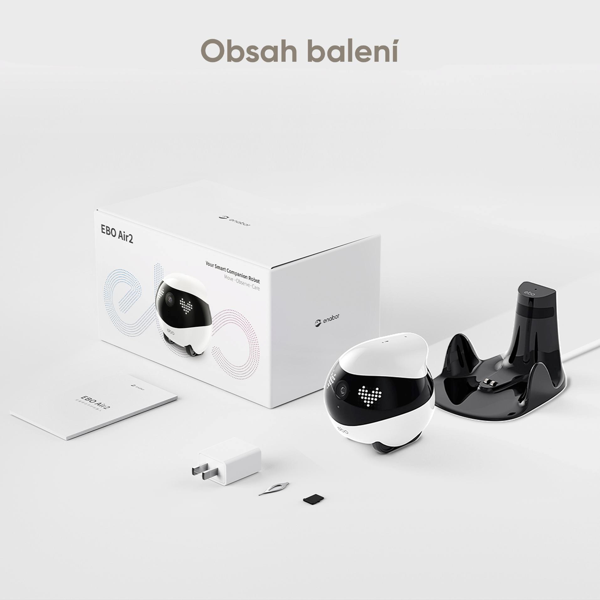 Enabot EBO Air 2 - Robotický AI společník s 2K kamerou8 