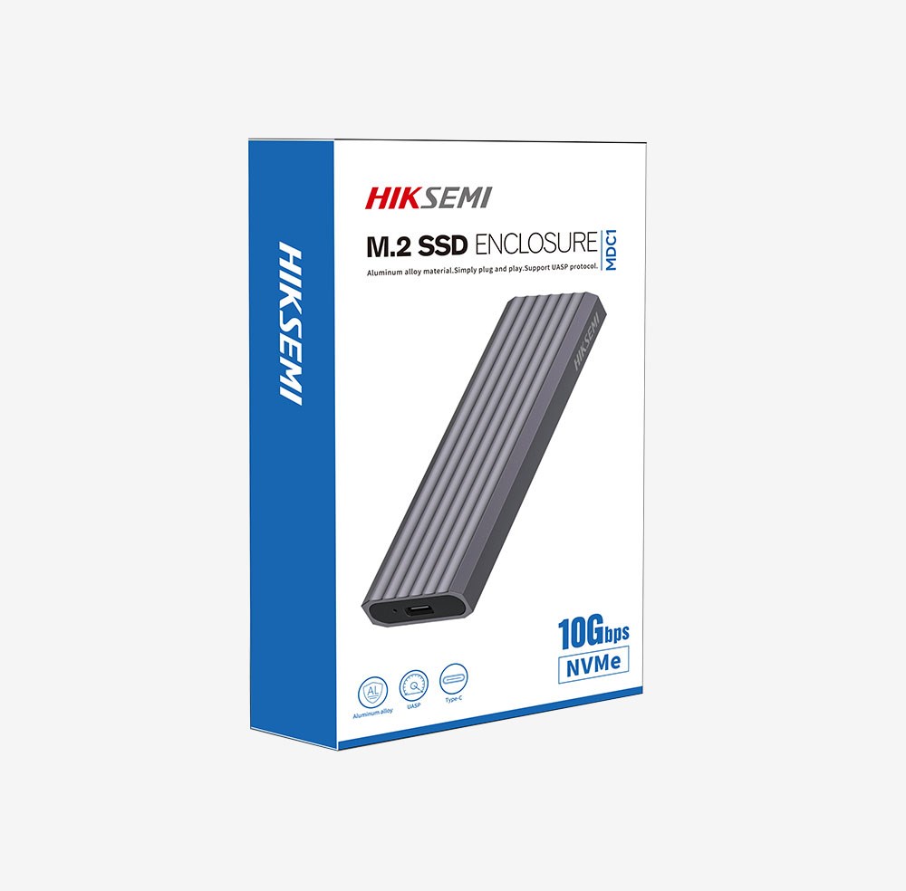 HIKSEMI externí box MDC1,  M.2 NVMe Enclosure,  Až 2280,  černá2 