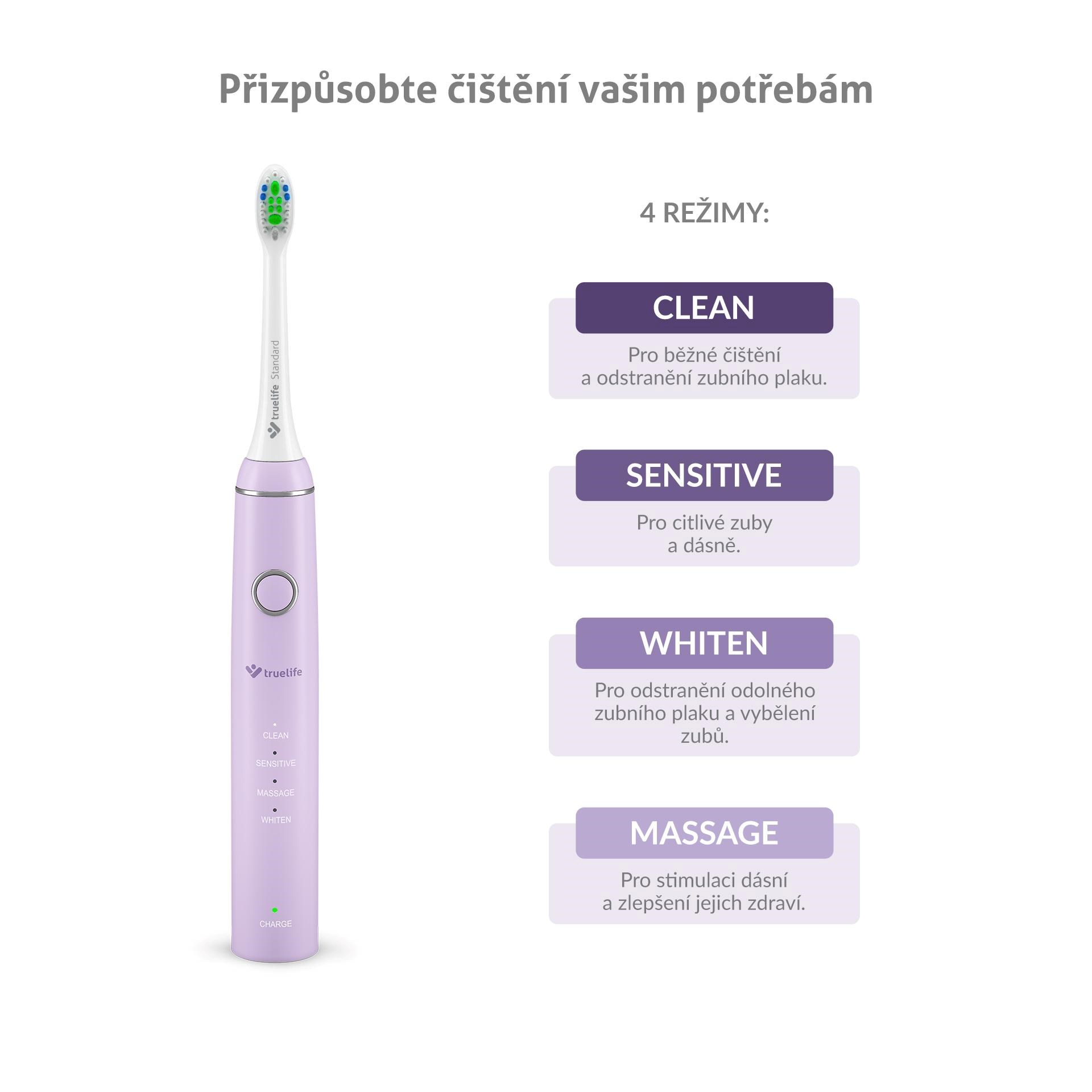 TrueLife SonicBrush Compact Duo Black /  Lavender6 