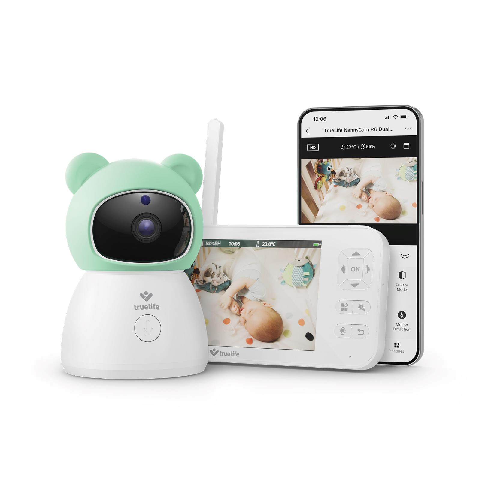 TrueLife NannyCam R6 Dual Smart - digitální video chůvička5 