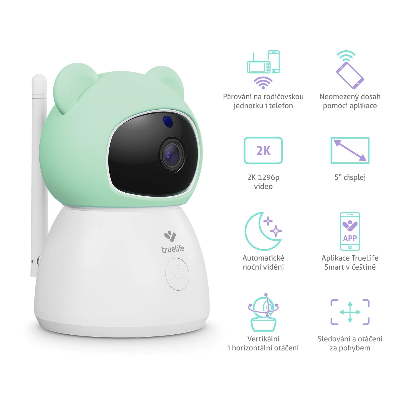 TrueLife NannyCam R6 Dual Smart - digitální video chůvička3 