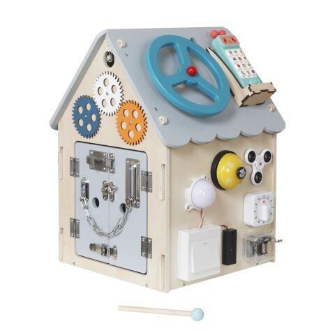 2Kids Toys Activity board Domeček šedý0 