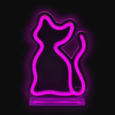 2Kids Toys LED NEON LIGHT lampička Kočka0 