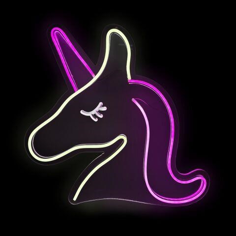 2Kids Toys LED NEON LIGHT lampička Jednorožec růžovobílý0 