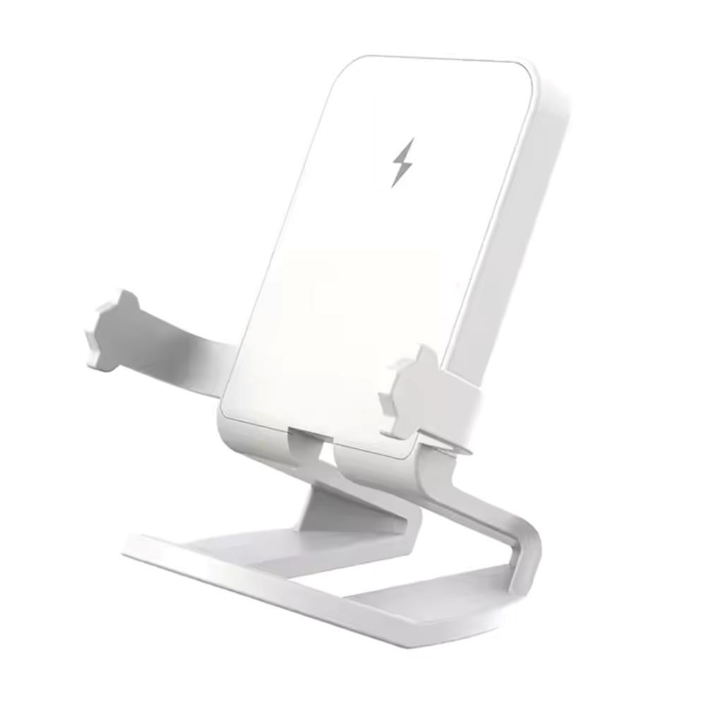 1stCOOL bezdrátová přenosná QI nabíječka 15W,  panáček,  USB-C,  bílá0 