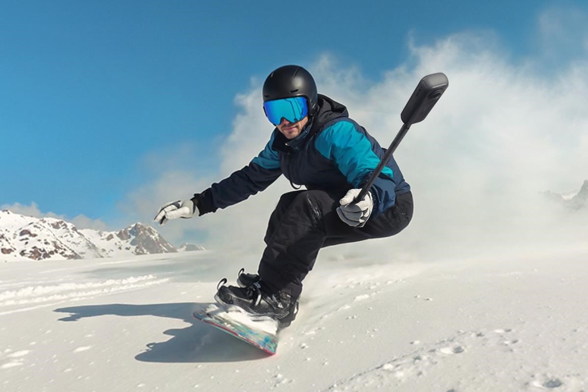 Insta360 X4 Air Starter Bundle akční kamera,  Černá,  8K /  30fps,  4K/  až 60fps,  6osý gyroskop,  360°,  Active HDR,  vodotěsná8 