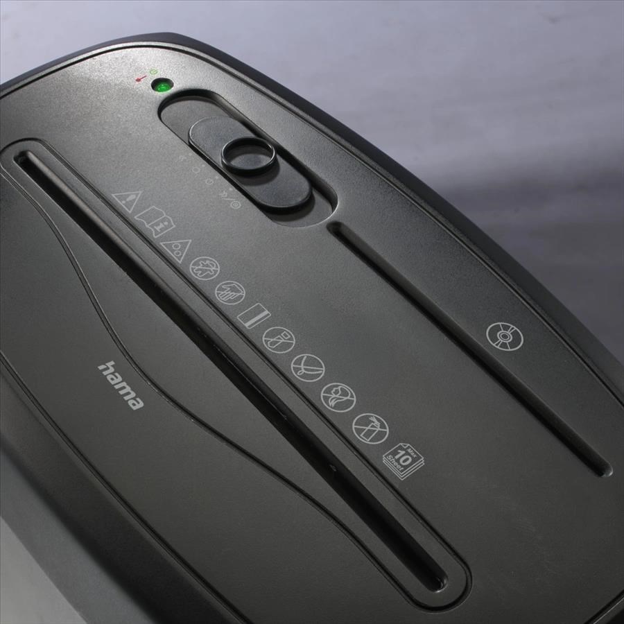 Hama Safe X100CD,  skartovačka,  krížový rez,  10 listov,  bezpečnostná úroveň P4 T4 E33 