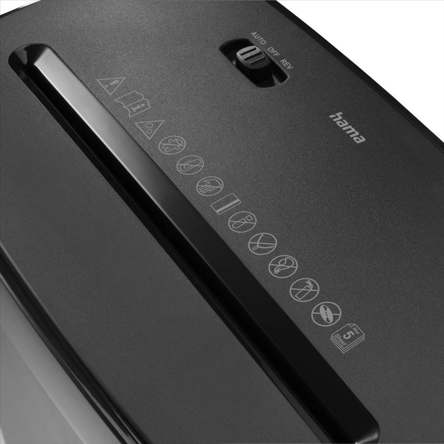 Hama Safe X50,  skartovačka,  krížový rez,  5 listov,  bezpečnostná úroveň P4 T4 E34 