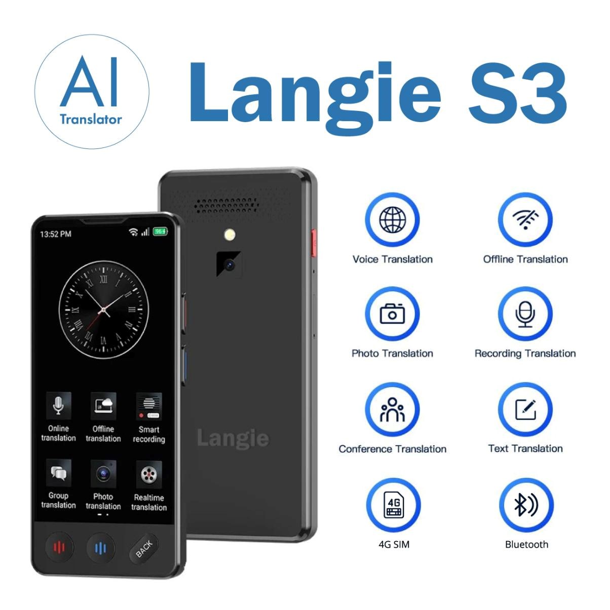 LANGIE S3 - kapesní překladač1 