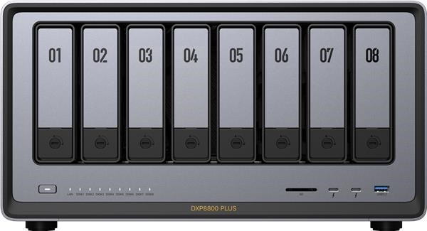 UGREEN NASync DXP8800 Plus (10C/ i5-1235U/ 4, 4GHz/ 8GBRAM/ 8xSATA/ 2xM.2/ 2x10GbE/ 1xPCIe/ 2xTB/ 2xUSB2.0/ 2xUSB3.2/ HDMI/ SD)0 