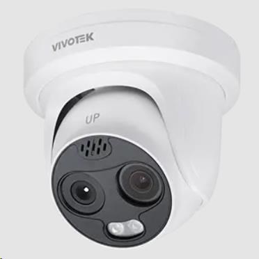 Vivotek TT9333-E 3.5 Thermální Bi-spektrální turret kamera 704*576px thermal (48°),  2560*1440px viditelné (92°),  20 zón0 