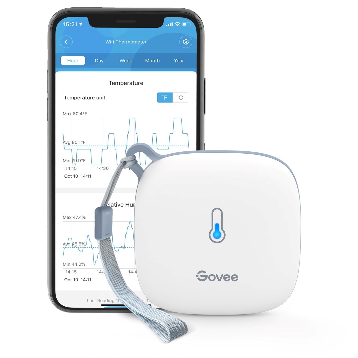 Govee Teploměr a vlhkoměr,  Wi-Fi0 