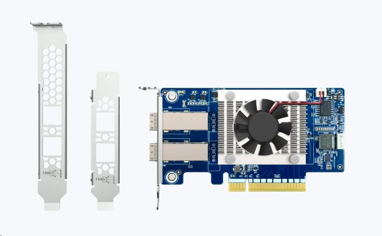 QNAP QXP-830S-3808 externí rozšiřující PCIe SAS karta 12Gb/ s,  SATA 6Gb/ s,  PCIe Gen4 x8,  2x SFF-86441 