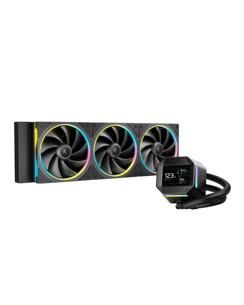 DEEPCOOL Vodní chladič LM360,  ARGB,  3x 120mm,  AM5,  LGA1851,  černá5 