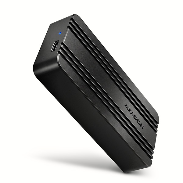 AXAGON EEM2-40G, USB-C 40Gbps externý box pre M.2 NVMe SSD, zosilnený hliník