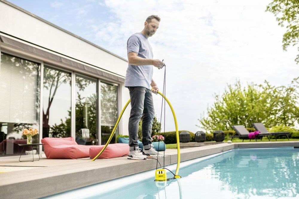 Karcher SP 9.000 Flat ponorné čerpadlo,  280 W,  max hloubka sání 7 m,  9000 l/ hod,  plovákový spínač4 