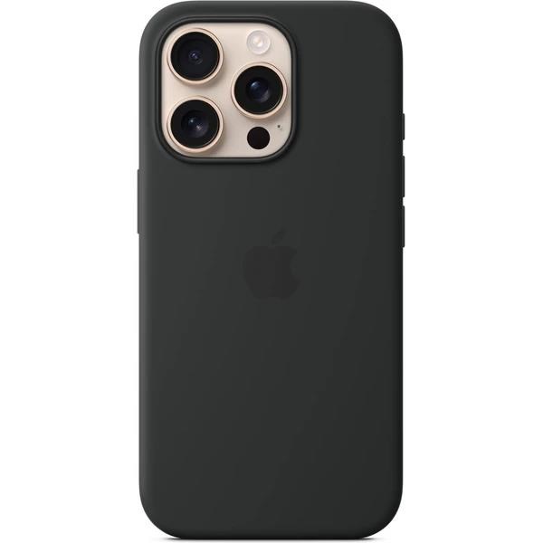 iPhone 16 Pre Silicone Case with MS - Black / SK