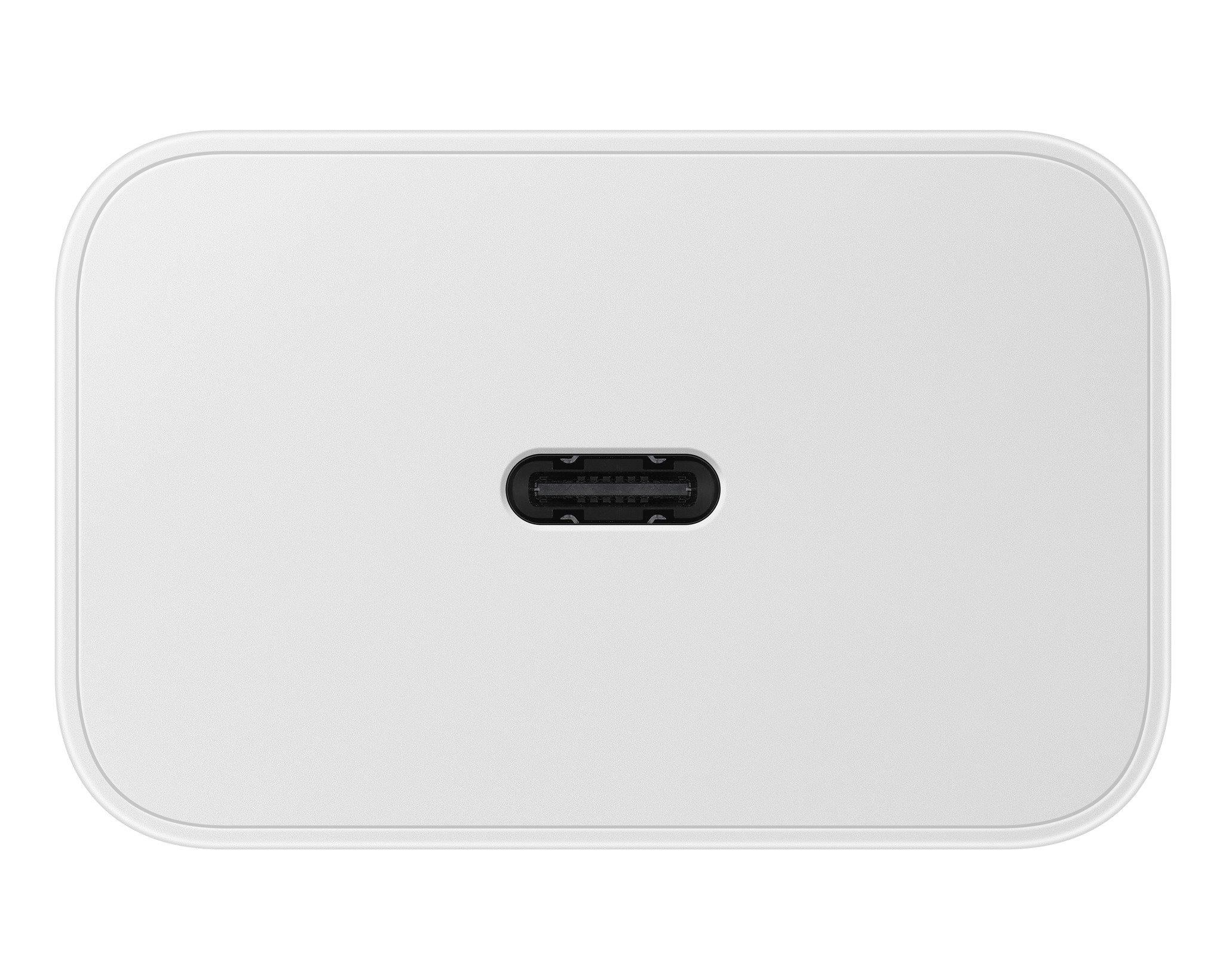 Samsung USB-C 45W Cestovní nabíječka + USB-C Datový Kabel White2 