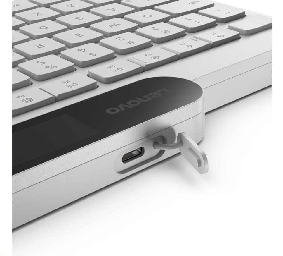LENOVO 800 Self-Charging Bluetooth Keyboard-Czech, Slovakia - klávesnica7 