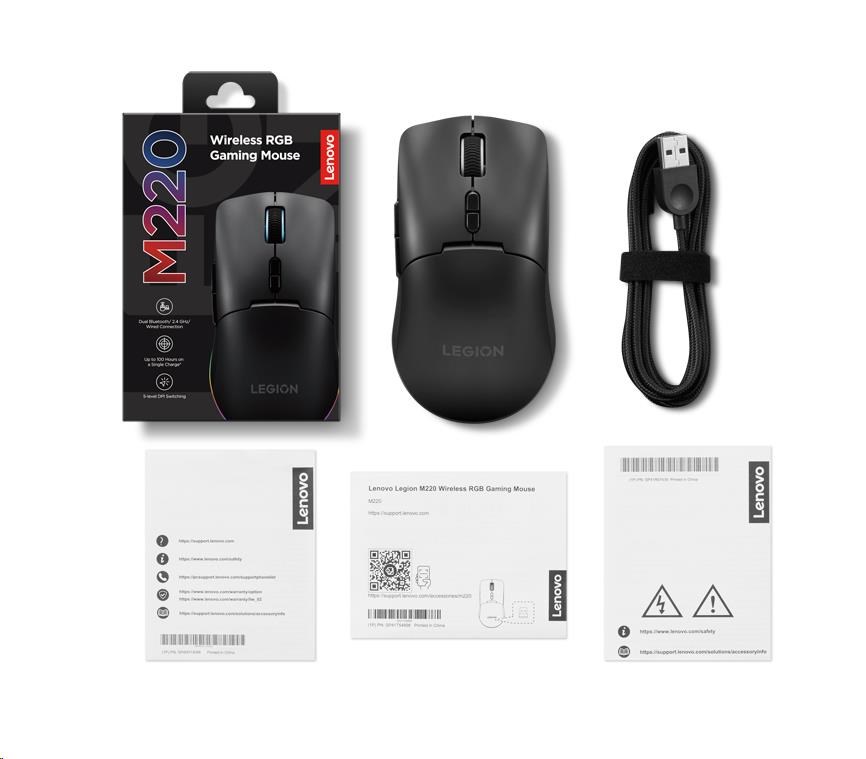 LENOVO Legion M220 Wireless RGB Gaming Mouse - myš5 