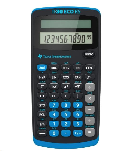 TEXAS Instrument kalkulačka - TI-30 ECO RS Vědecký kalkulátor0 
