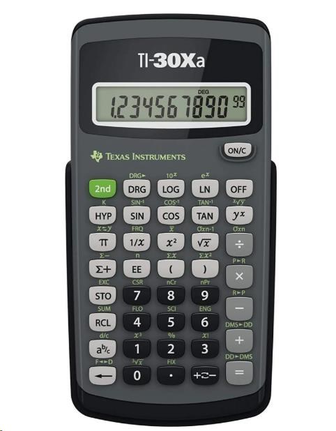 TEXAS Instrument kalkulačka - TI-30XA Vědecký kalkulátor0 