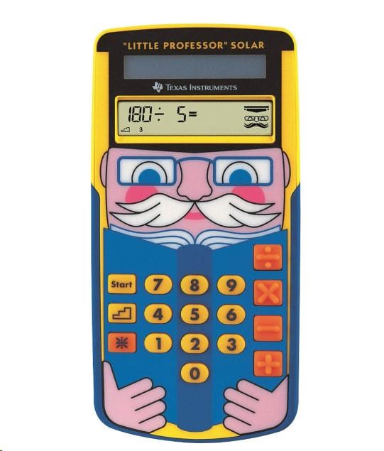 TEXAS Instrument kalkulačka - Little Professor Solar Kapesní grafická kalkulačka vícebarevná0 