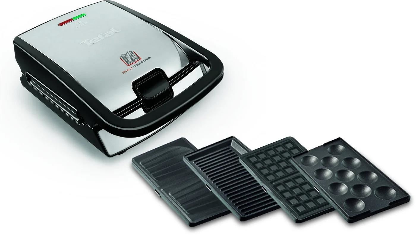 TEFAL SW854D16 Snack Collection 4v1 toustovač,  700 W,  vyměnitelné plotny,  indikátor připravenosti1 