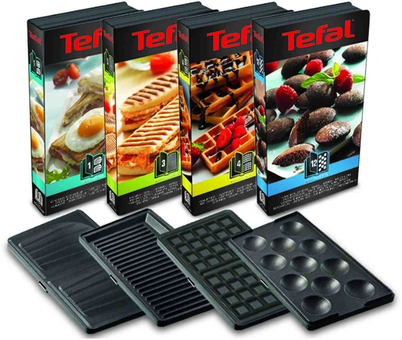 TEFAL SW854D16 Snack Collection 4v1 toustovač,  700 W,  vyměnitelné plotny,  indikátor připravenosti2 