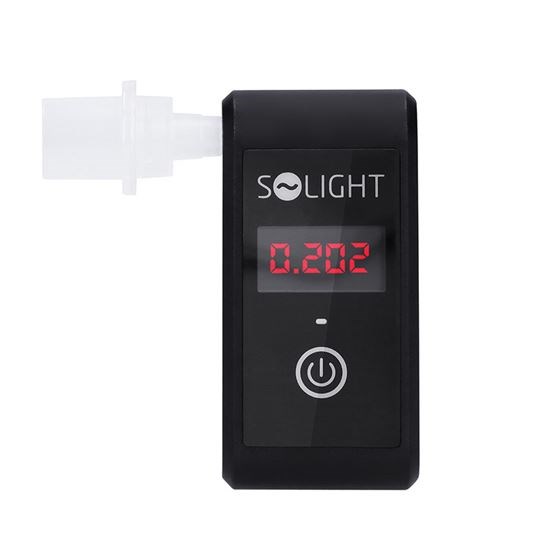 Solight alkohol tester mini,  Fuel Cell,  0, 0 - 5, 0‰ BAC, citlivost 0, 08‰0 