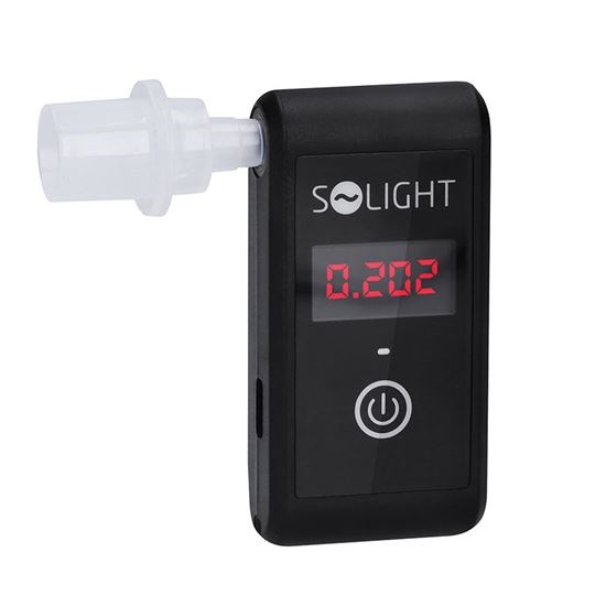 Solight alkohol tester mini,  Fuel Cell,  0, 0 - 5, 0‰ BAC, citlivost 0, 08‰1 