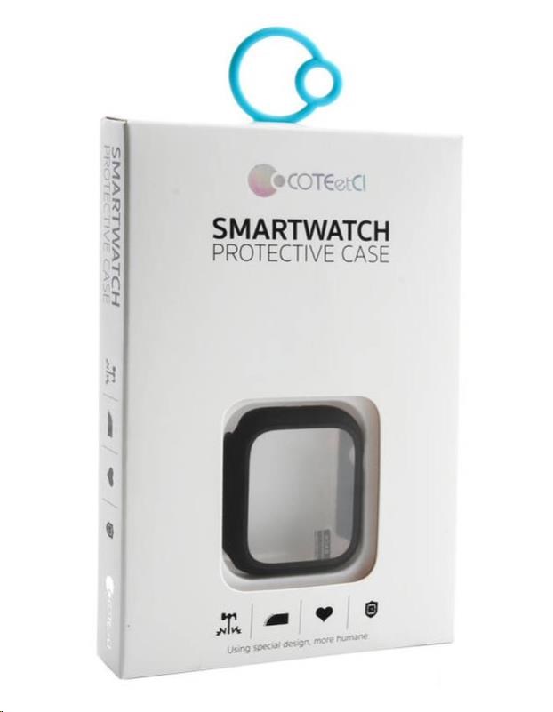 COTECi polykarbonátové pouzdro s ochranou displeje pro Apple Watch 45 mm čirá1 