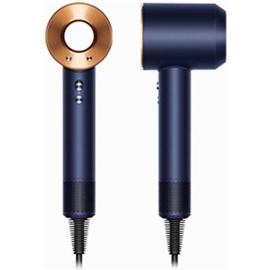 Dyson Supersonic HD07 T1/ T2 fén,  1600 W,  3 rychlosti,  4 teploty,  koncentrátor,  pruská modrá/ měděná1 