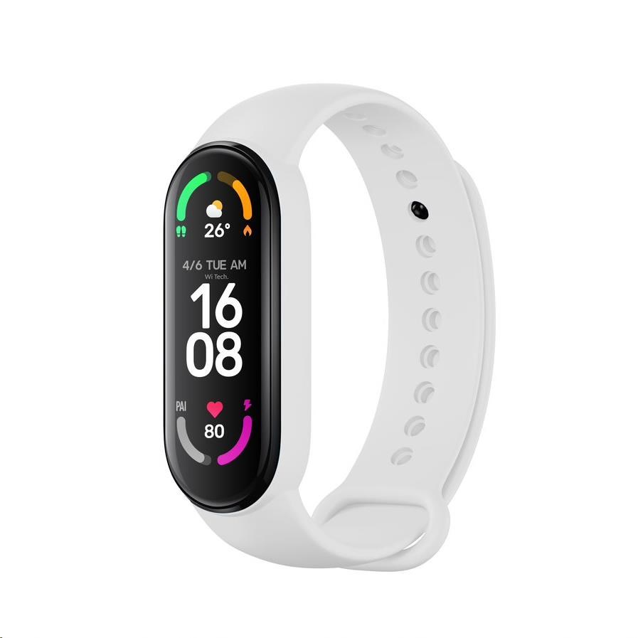 RhinoTech řemínek pro Xiaomi Mi Band 6 bílá0 
