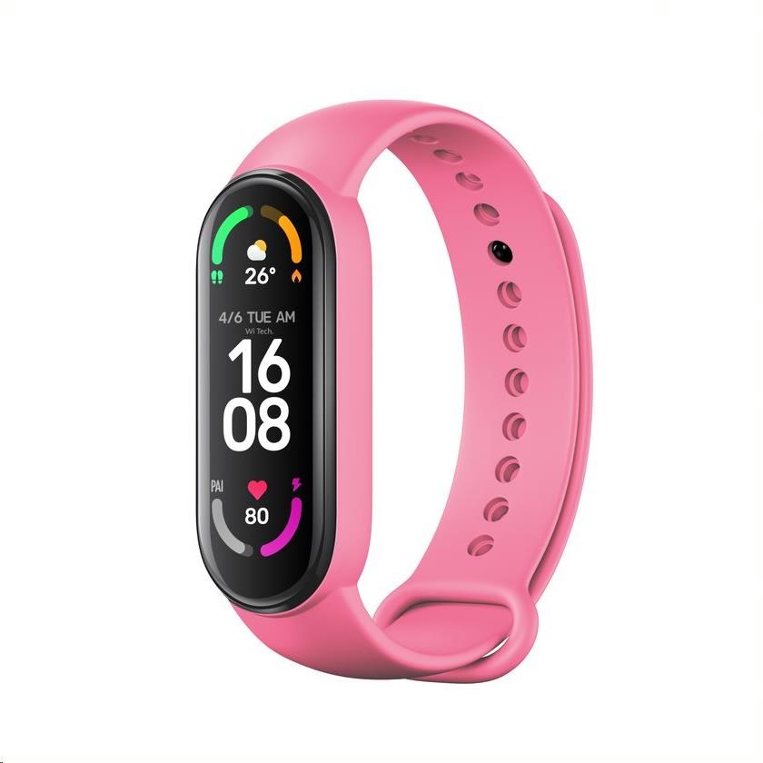 RhinoTech řemínek pro Xiaomi Mi Band 6 růžová0 