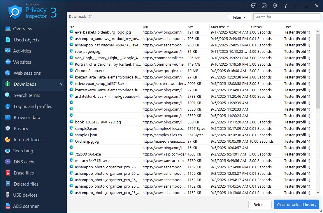 Ashampoo Privacy Inspector 37 